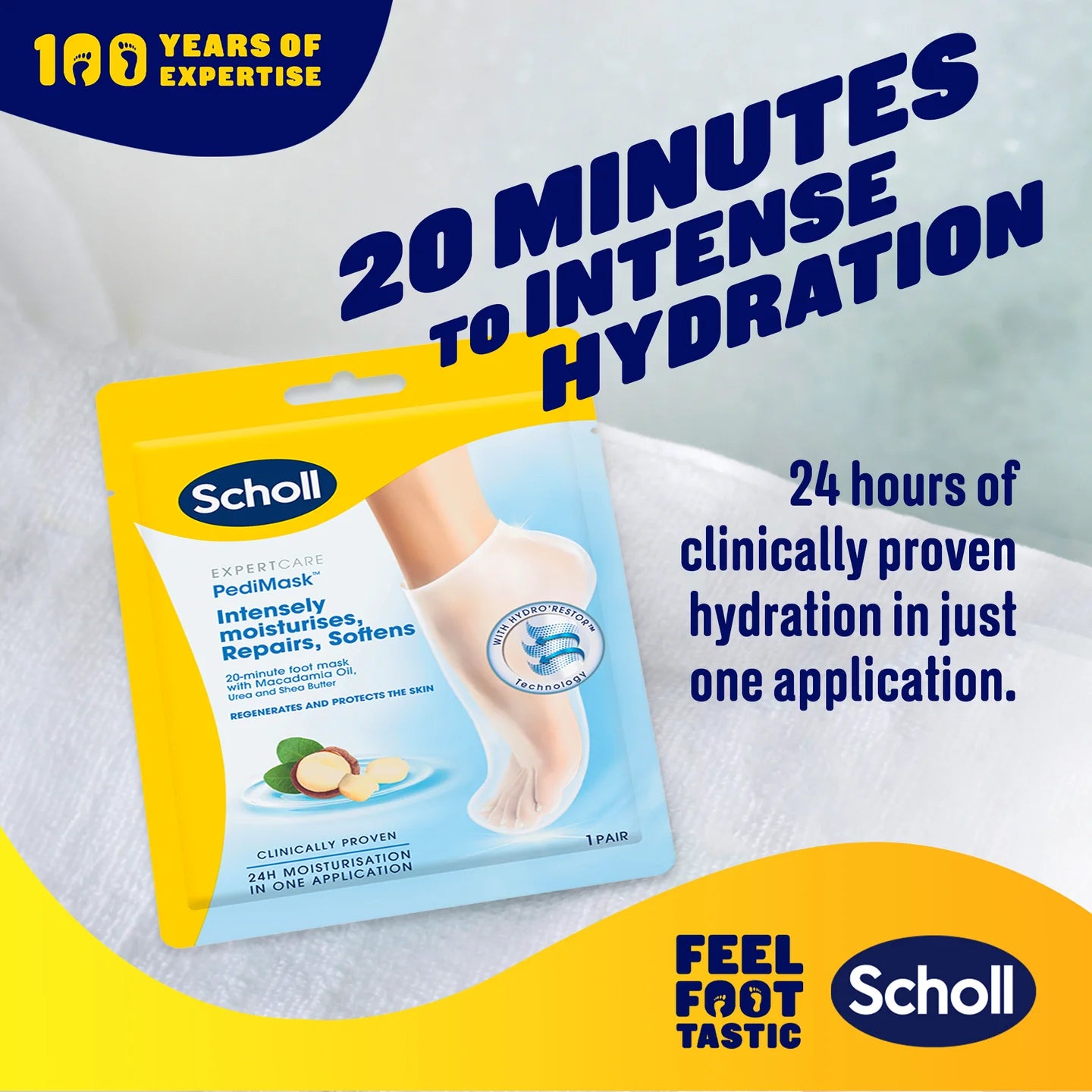 Dr Scholl Pedimask Foot Mask - 1 Pair - Healtsy