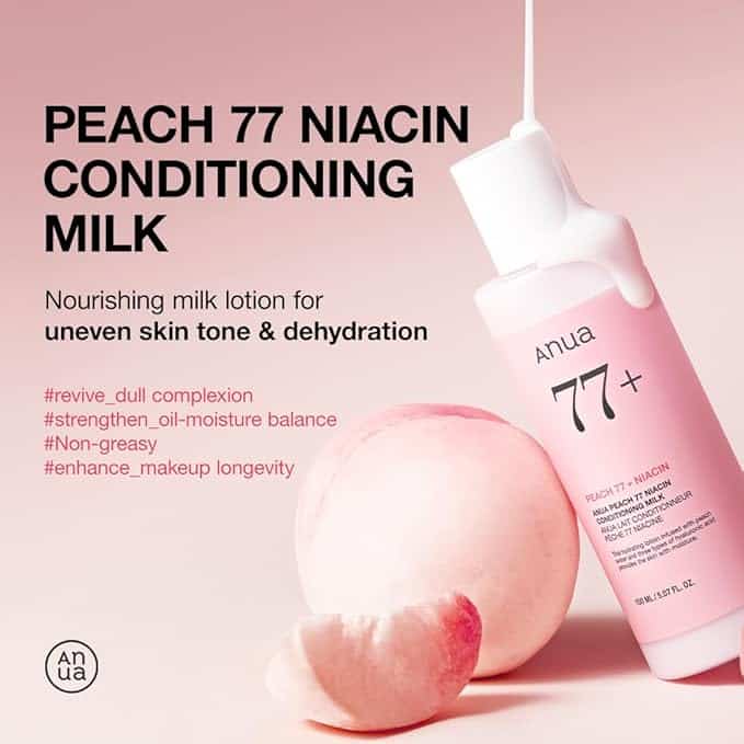 Anua Peach 77% Niacinamide Conditioner Milk 150Ml - Healtsy
