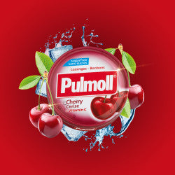 Pulmoll Cherry Sugar Free Lozenges - 45G - Healtsy