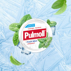 Pulmoll Fresh Mint + Vitamin C Lozenges - 45G - Healtsy