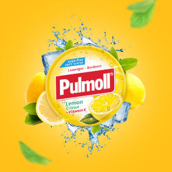Pulmoll Lemon + Vitamin C Tablets without Sugar - 45G - Healtsy