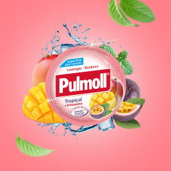 Pulmoll Tropical + Vitamins Lozenges - 45g - Healtsy