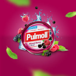 Pulmoll Wild Fruits C Tablets without Sugar - 45G - Healtsy