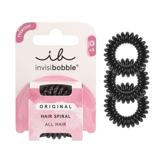 Invisibobble Elastic Hair Power Black (x3 units) - Healtsy