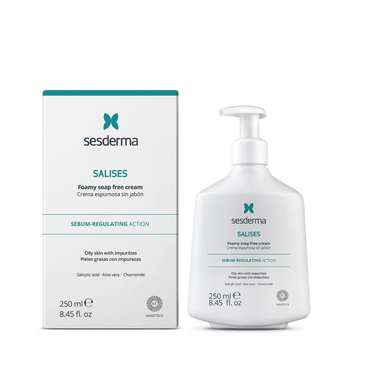 Sesderma Salises Foaming Cream Without Facial Soap - 250ml - Healtsy