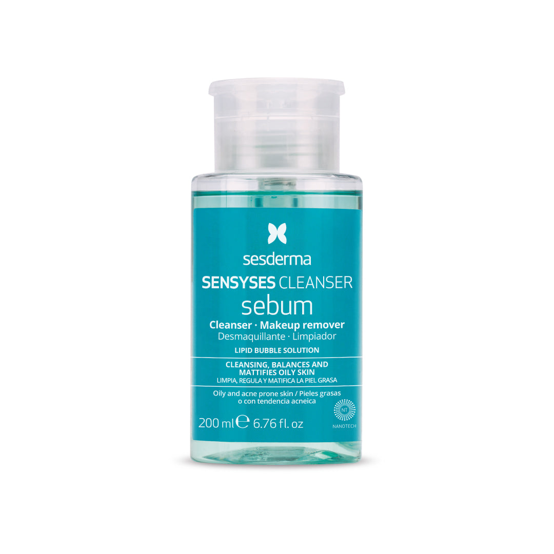 Sesderma Sensyses Cleanser Sebum Make-up Remover Solution - 200ml - Healtsy