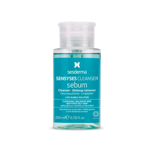 Sesderma Sensyses Cleanser Sebum Make-up Remover Solution - 200ml - Healtsy