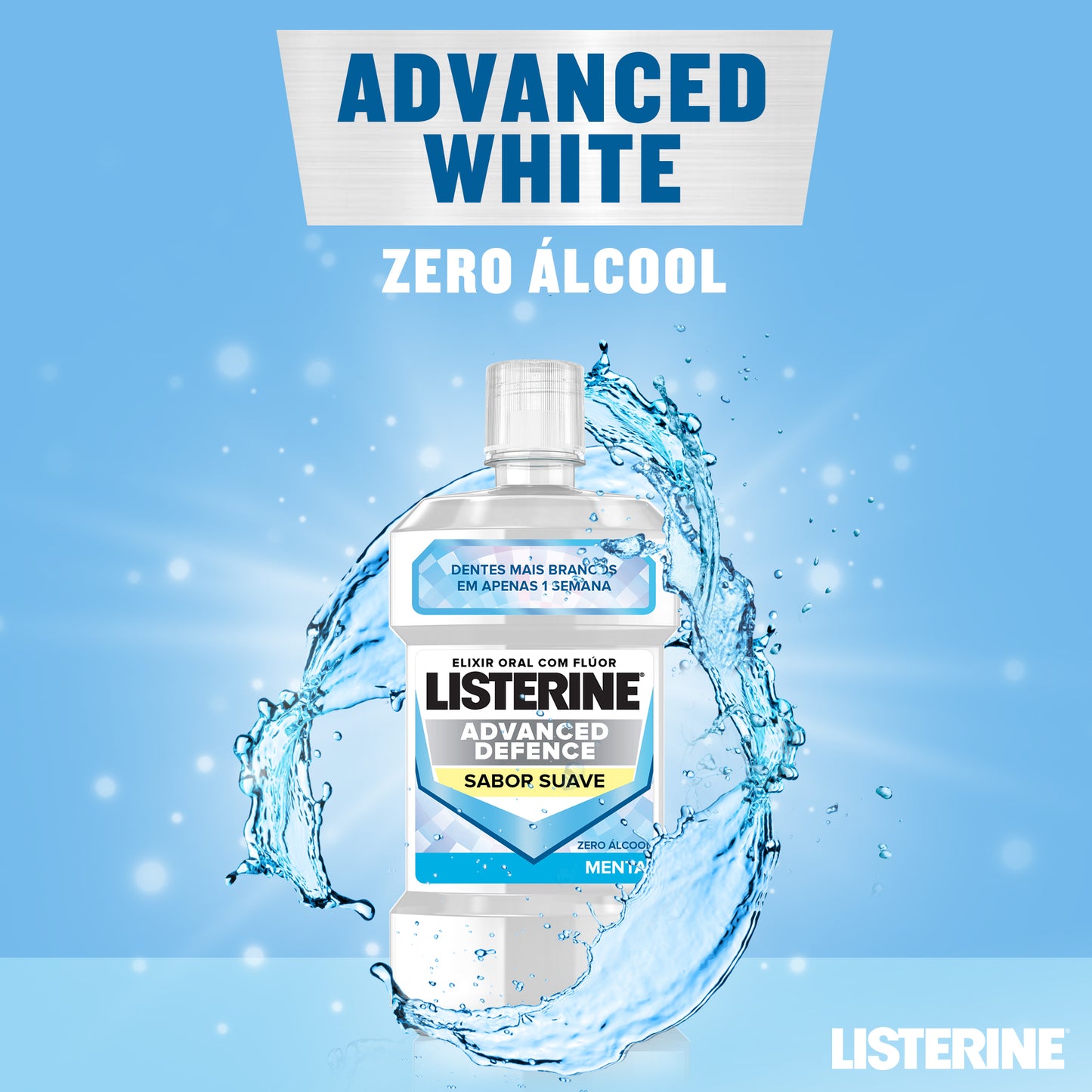 Listerine Advanced White Elixir - 500ml - Healtsy