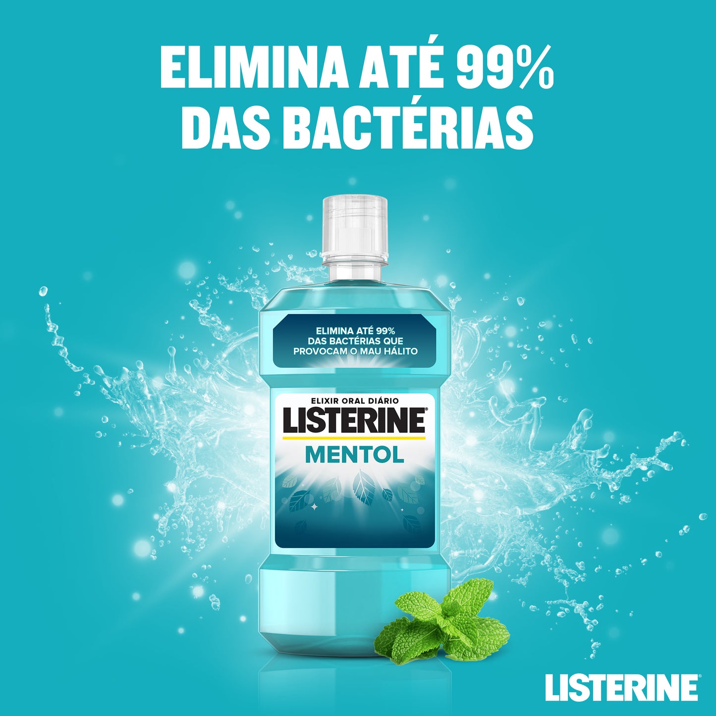 Listerine Elixir Menthol - 500ml - Healtsy