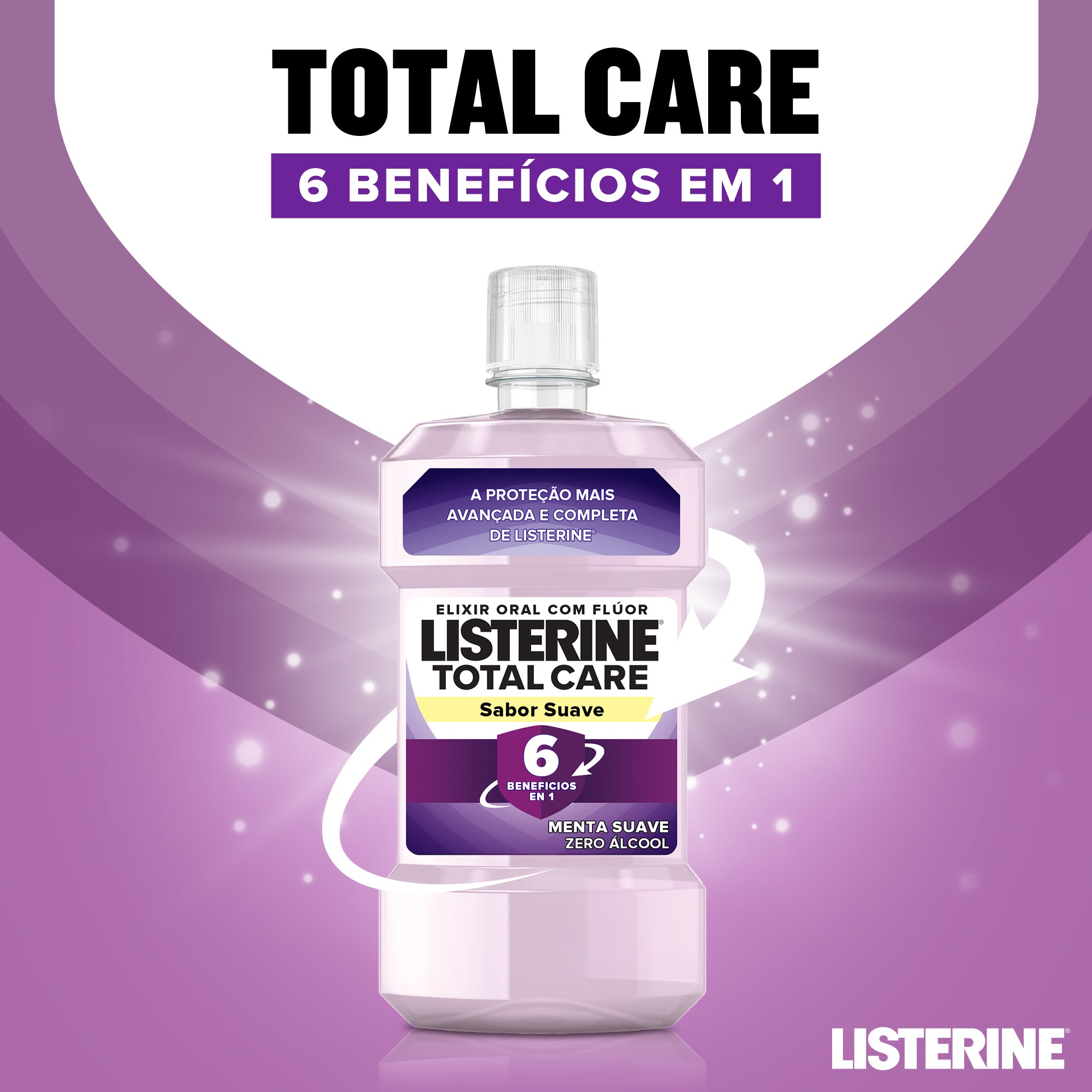 Listerine Total Care Zero - 500ml - Healtsy
