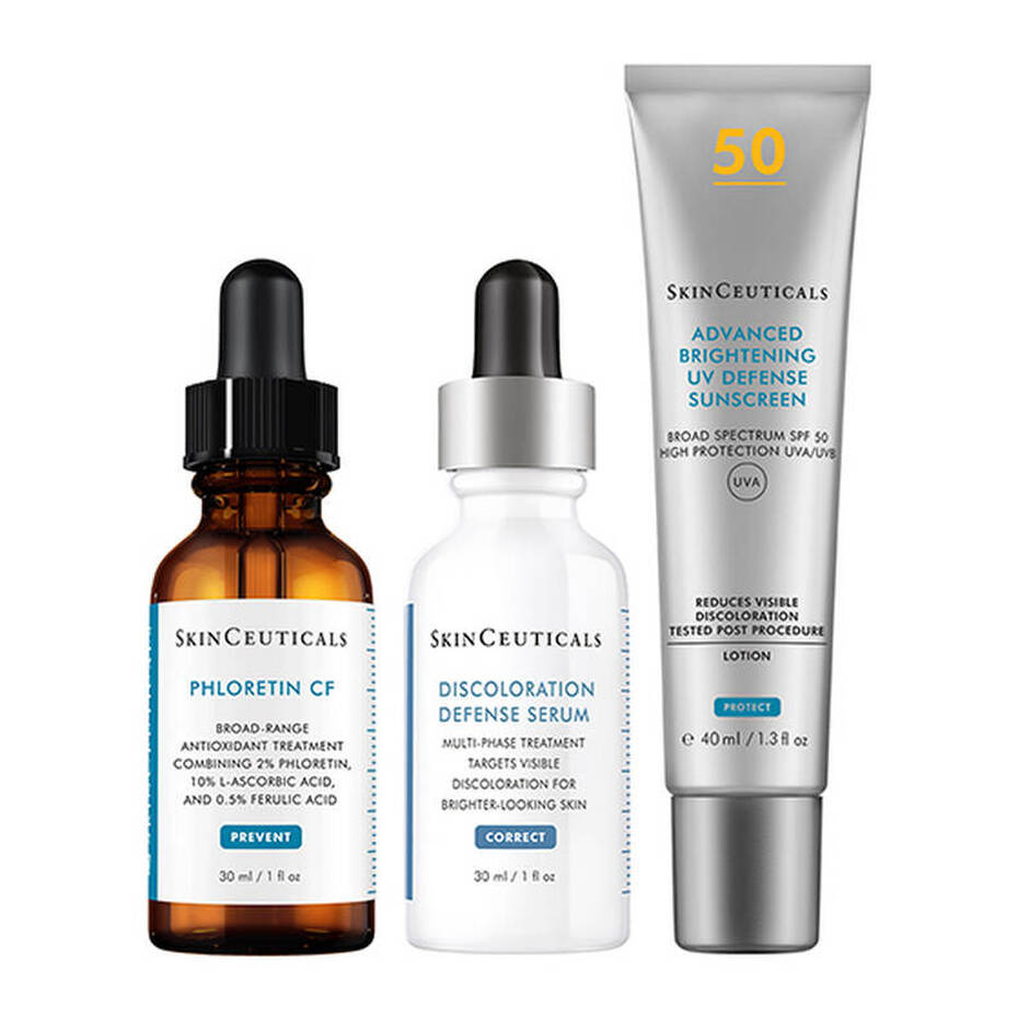 SkinCeuticals Phloretin CF + Discoloration Defense + Advanced Brightening. Gift set - Healtsy