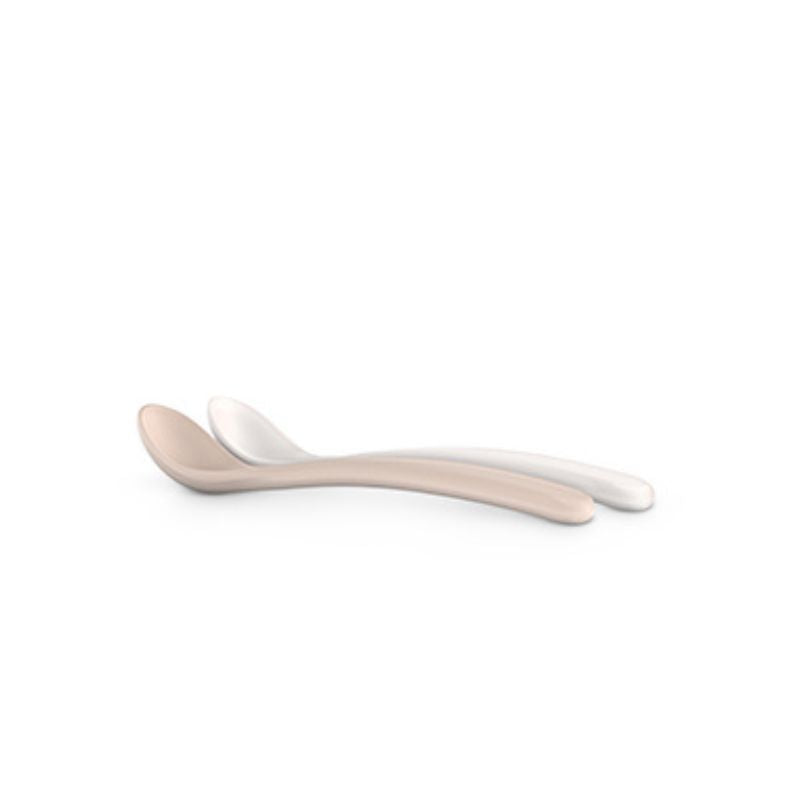 Suavinex Pink/White Spoon Set +6M (2 units) - Healtsy