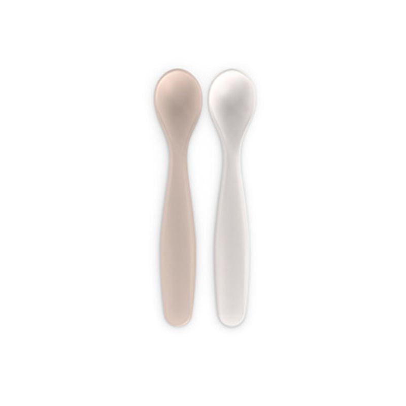 Suavinex Pink/White Spoon Set +6M (2 units) - Healtsy