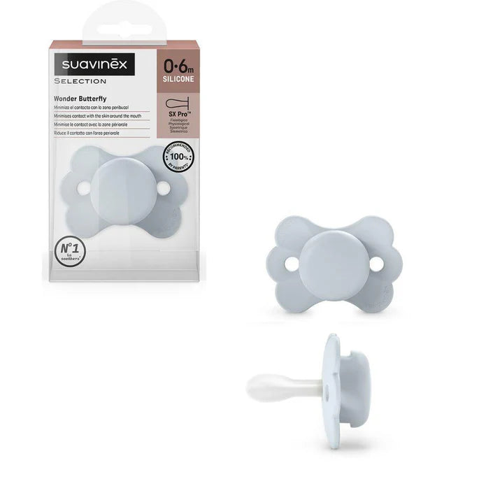 Suavinex Wonder Butterfly Silicone Pacifier 0-6 M - Healtsy