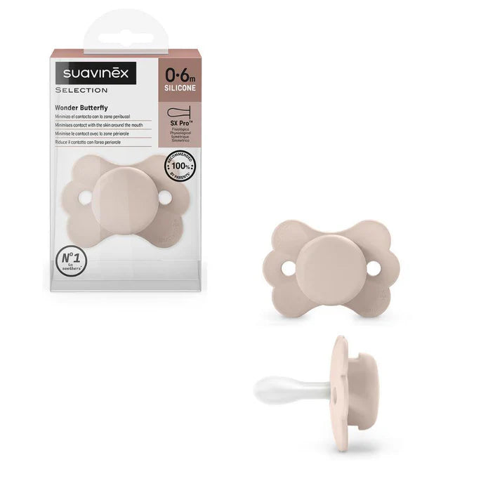 Suavinex Wonder Butterfly Silicone Pacifier 0-6 M - Healtsy