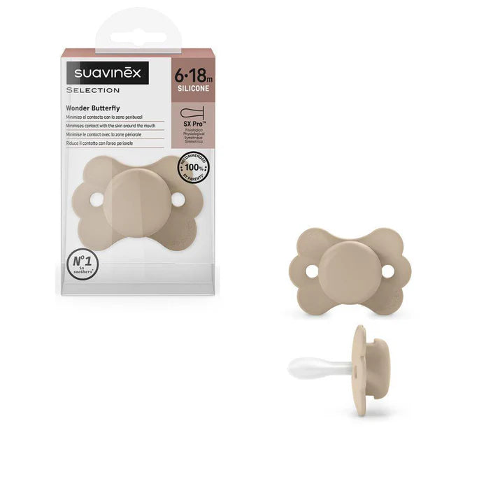 Suavinex Wonder Butterfly Silicone Physiological Pacifier 6-18 M - Healtsy