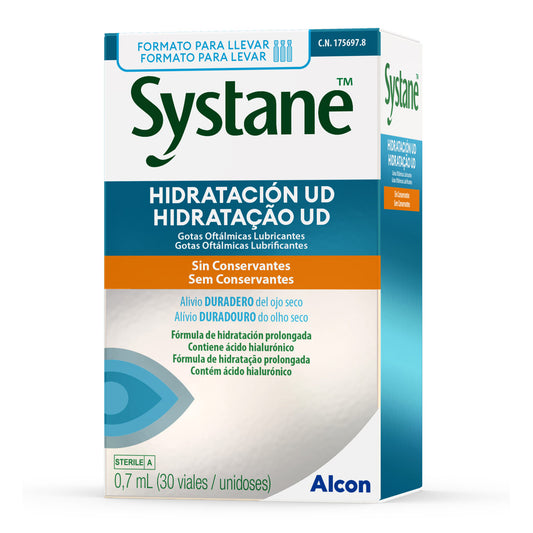 Systane Hidratac Unidose Ophthalmic Drops Lubricants (x30 units) - Healtsy
