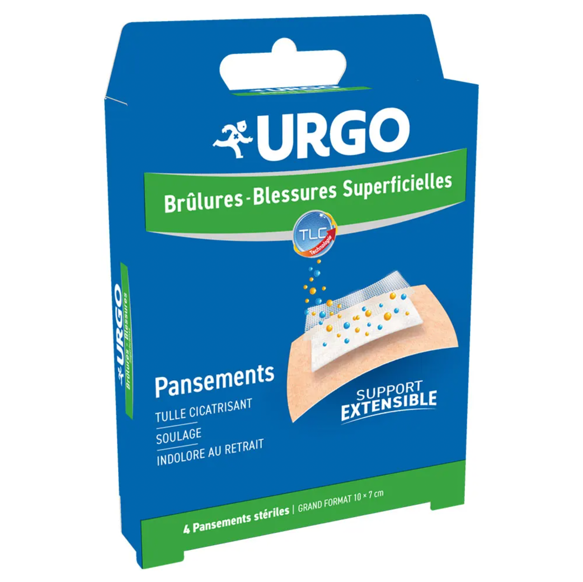 Urgo Burns Large Sterile Strip (x4 units) - Healtsy