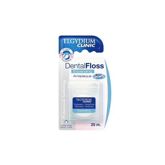 Elgydium Clinic Floss White, expandierend – 25 m