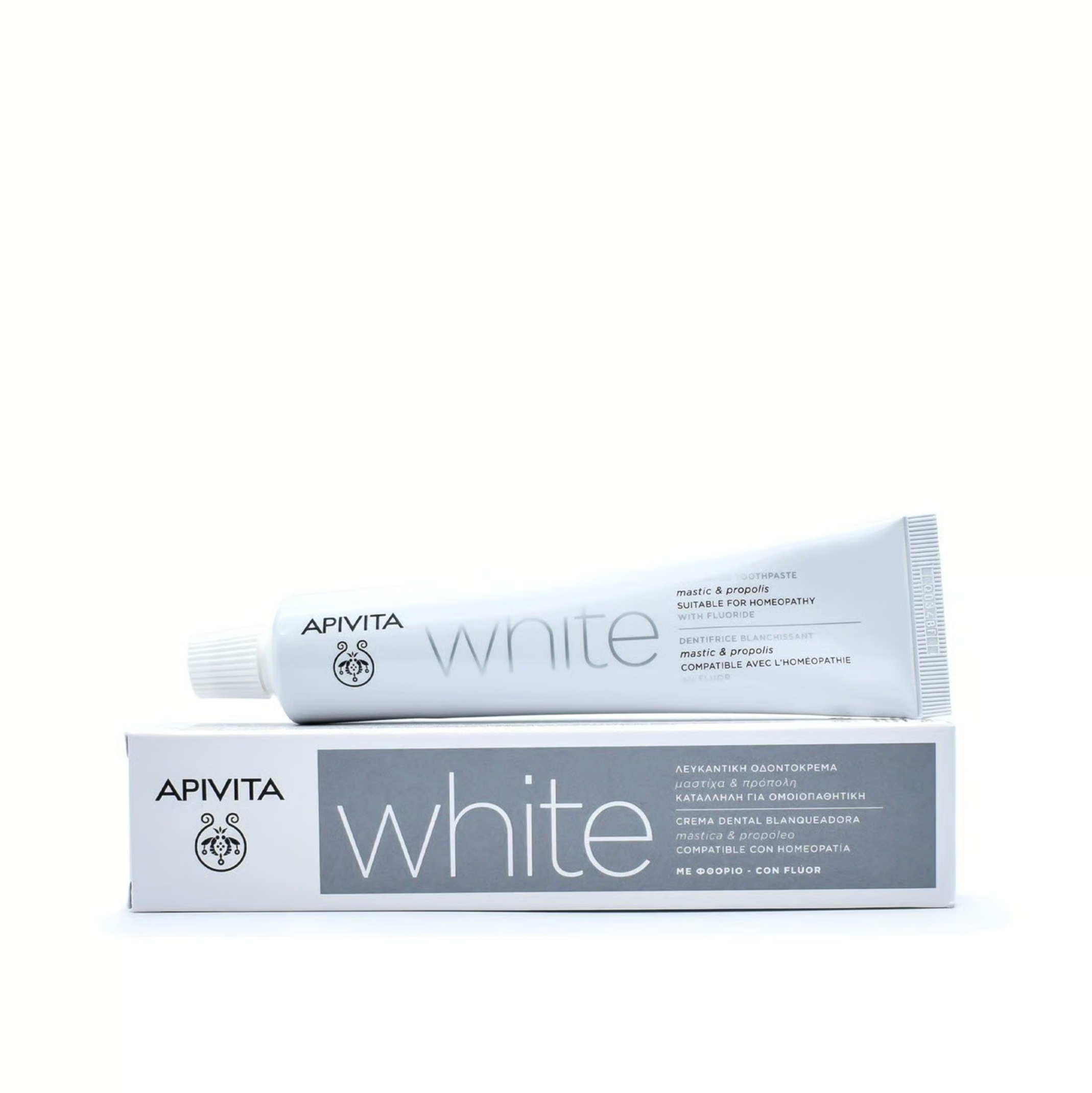Apivita Dentifrica White Whitening Paste - 75ml - Healtsy