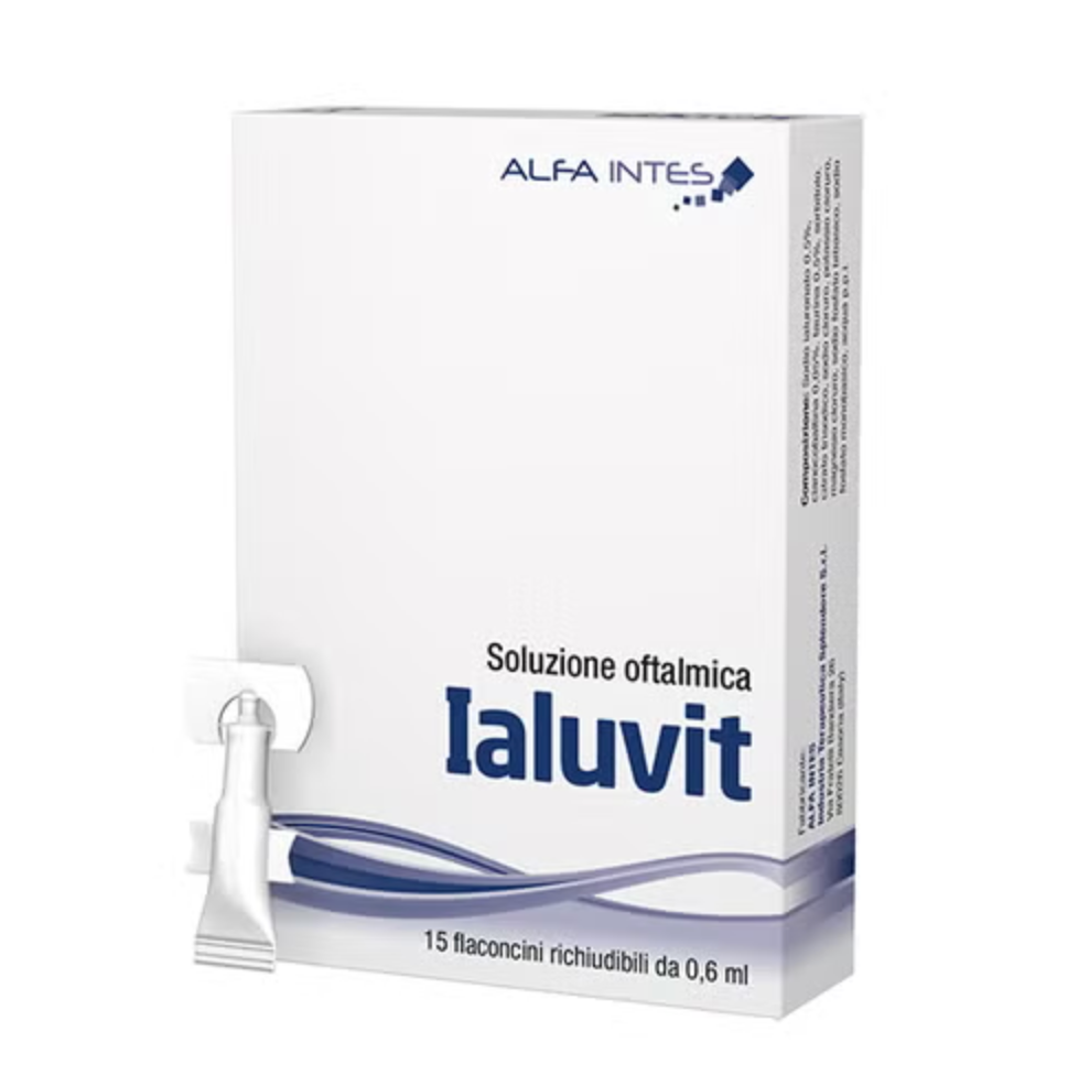 Ialuvit Ophthalmic Solution - 0.6ml (x15 ampoules) - Healtsy