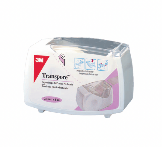 Transpore Plastic Adhesive - 25mm X 5m - Healtsy