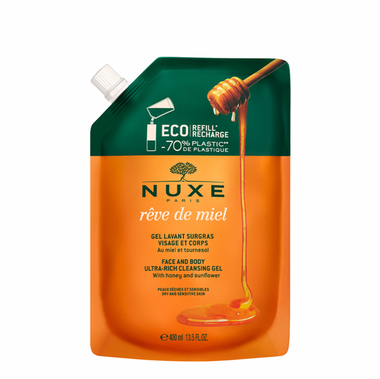 Nuxe Rêve De Miel Eco Cleansing Gel - 400ml - Healtsy