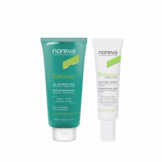 Noreva Exfoliac Global X-Pro - 30ml + Free Offer Purifying Gel - 100ml - Healtsy