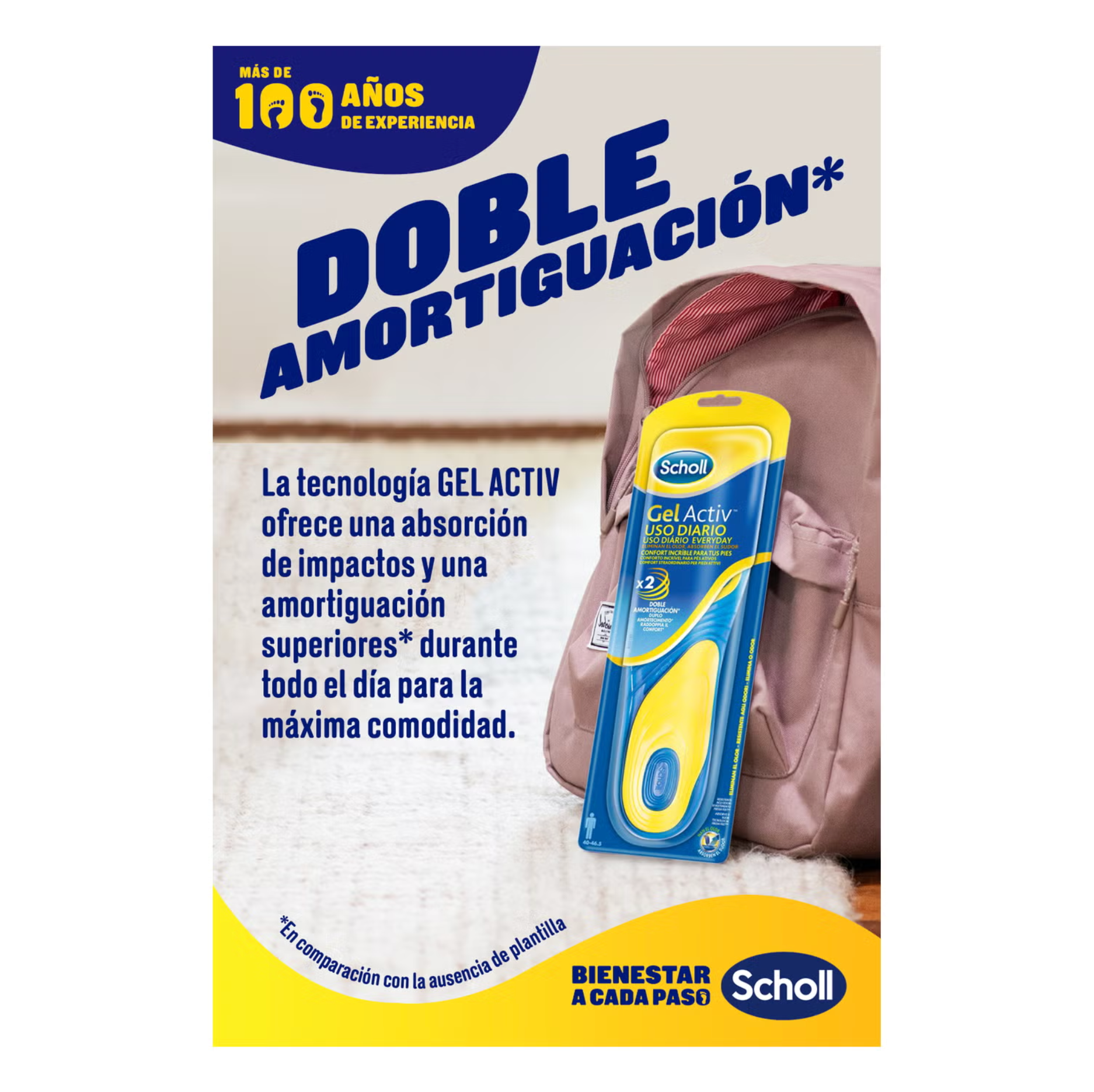 Dr Scholl Gelactiv Insole Men's Daily Use (x2 units) - Healtsy