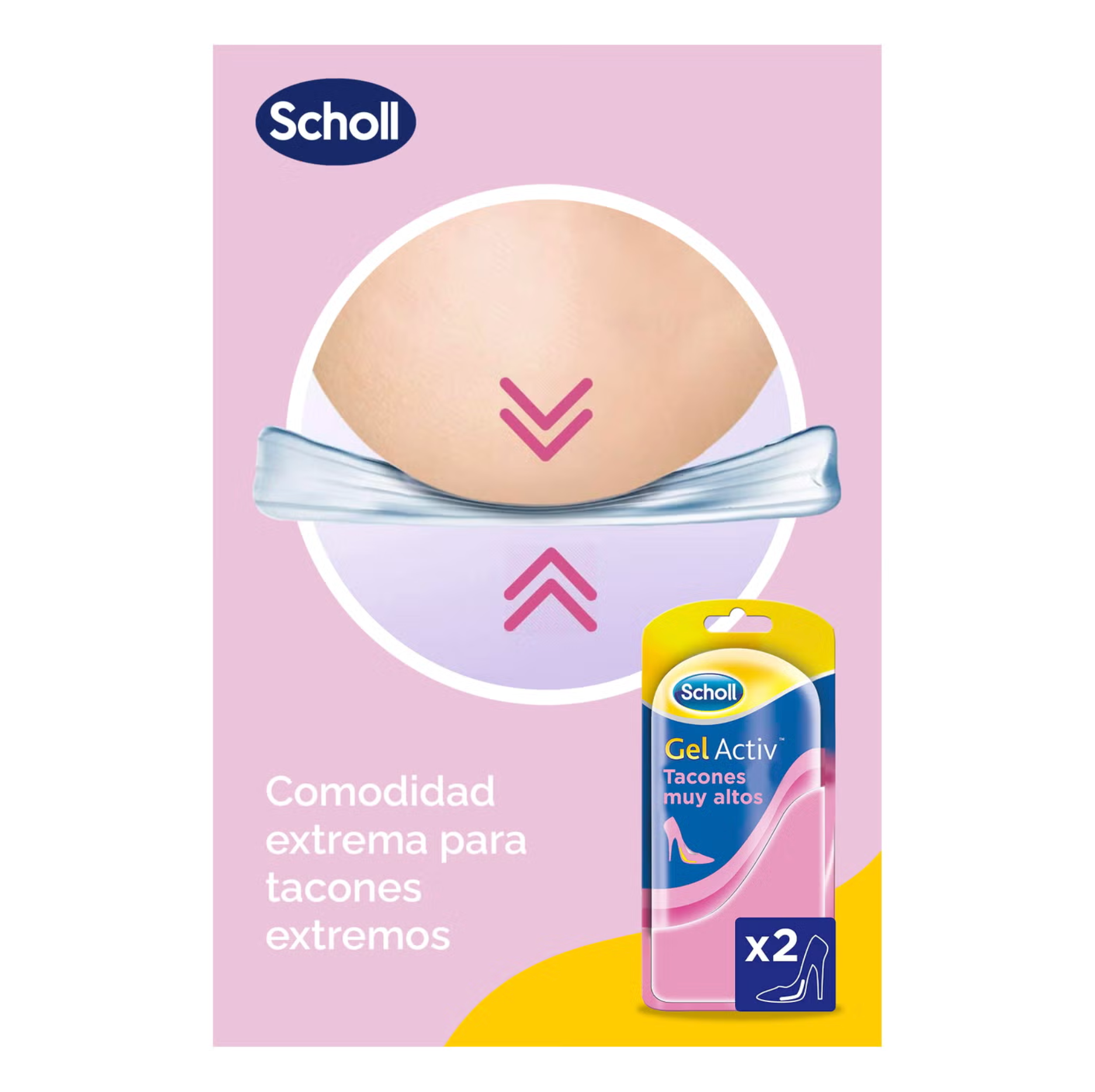 Dr Scholl Gelactiv Very High Heel Insole (x2 units) - Healtsy