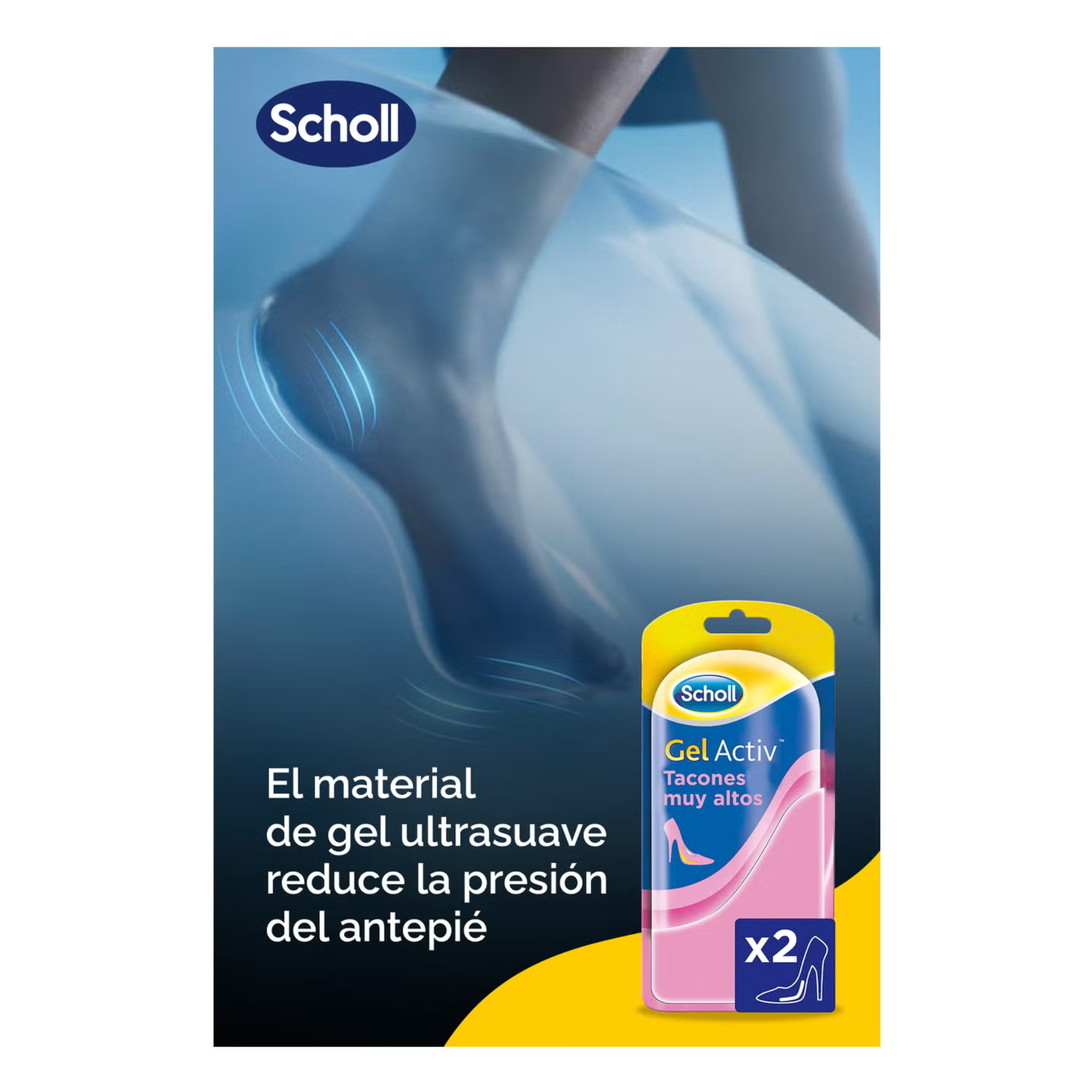 Dr Scholl Gelactiv Very High Heel Insole (x2 units) - Healtsy