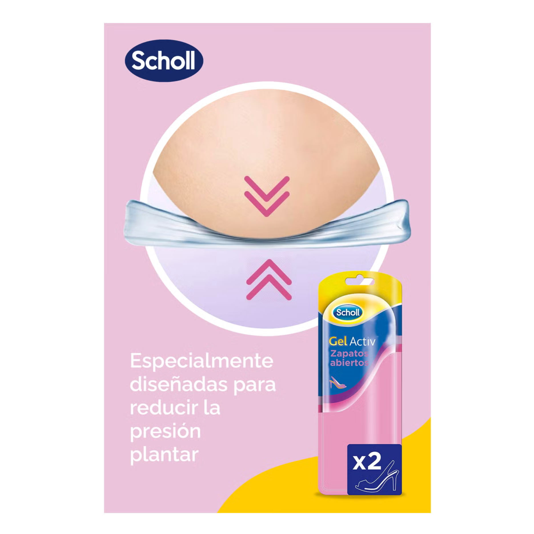 Dr Scholl Gelactiv Insole Open Shoes (x2 units) - Healtsy