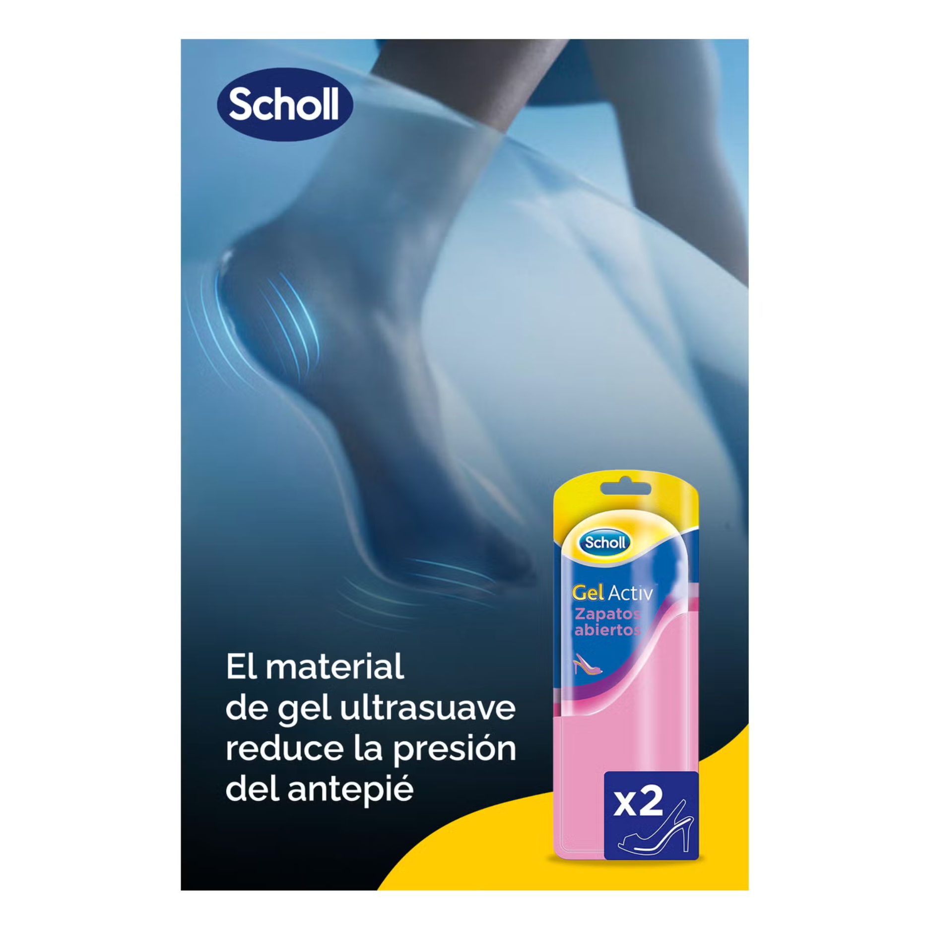 Dr Scholl Gelactiv Insole Open Shoes (x2 units) - Healtsy