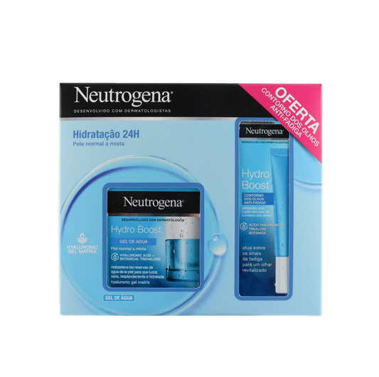 Neutrogena Hydro Boost Water Gel Normal/Combination Skin - 50ml + Anti-Fatigue Eye Contour Gel-Cream Offer - 15ml