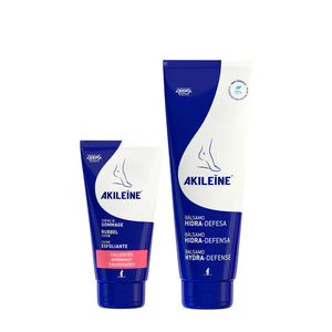 Akileine Hydra Defense Balm - 125ml + Exfoliating Cream - 75ml - Healtsy
