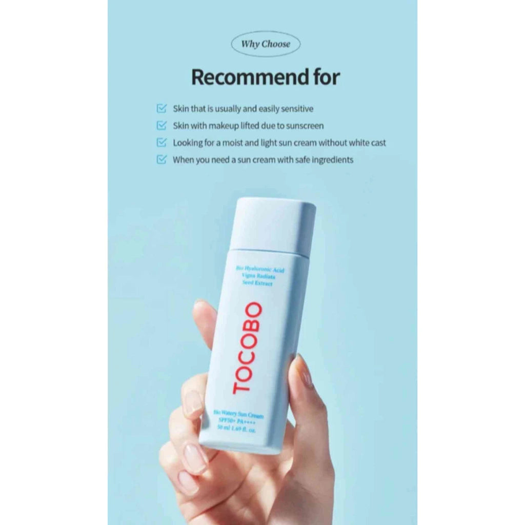 Tocobo Bio Watery Sun Cream SPF50 50ml - Healtsy