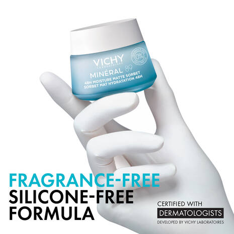 Vichy Mineral 89 Moisture Matte Sorbet - 50ml - Healtsy