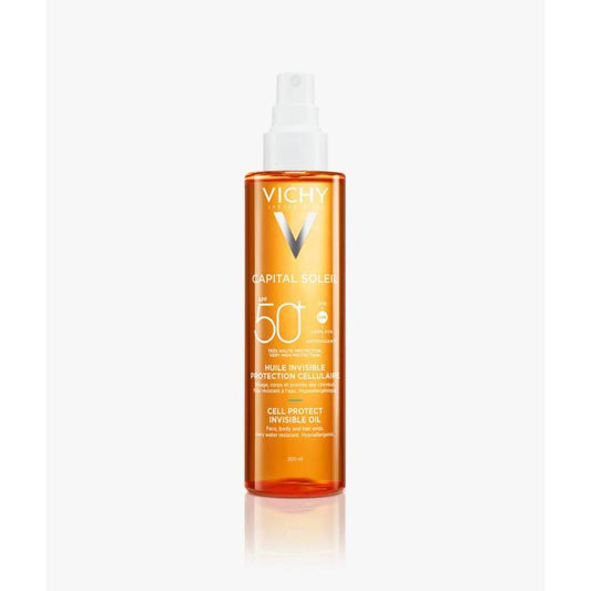 Vichy Capital Soleil Cell Protect Oil SPF50+ - 200ml - Healtsy
