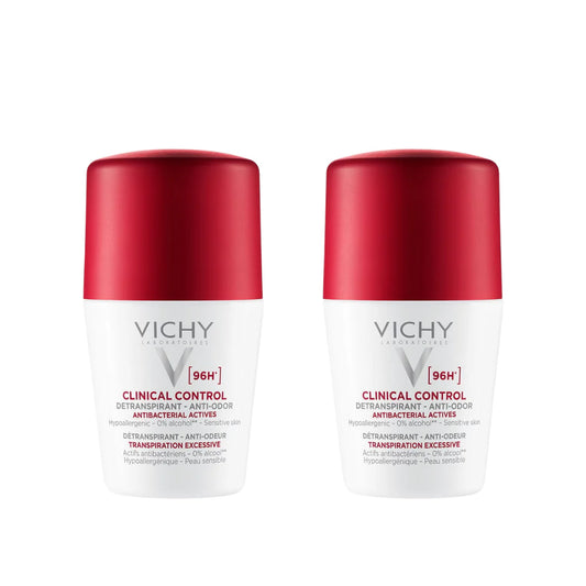 Vichy Deo Clinic Continuous 96H Roll On_ Men - 50ml (Double Pack) - Healtsy