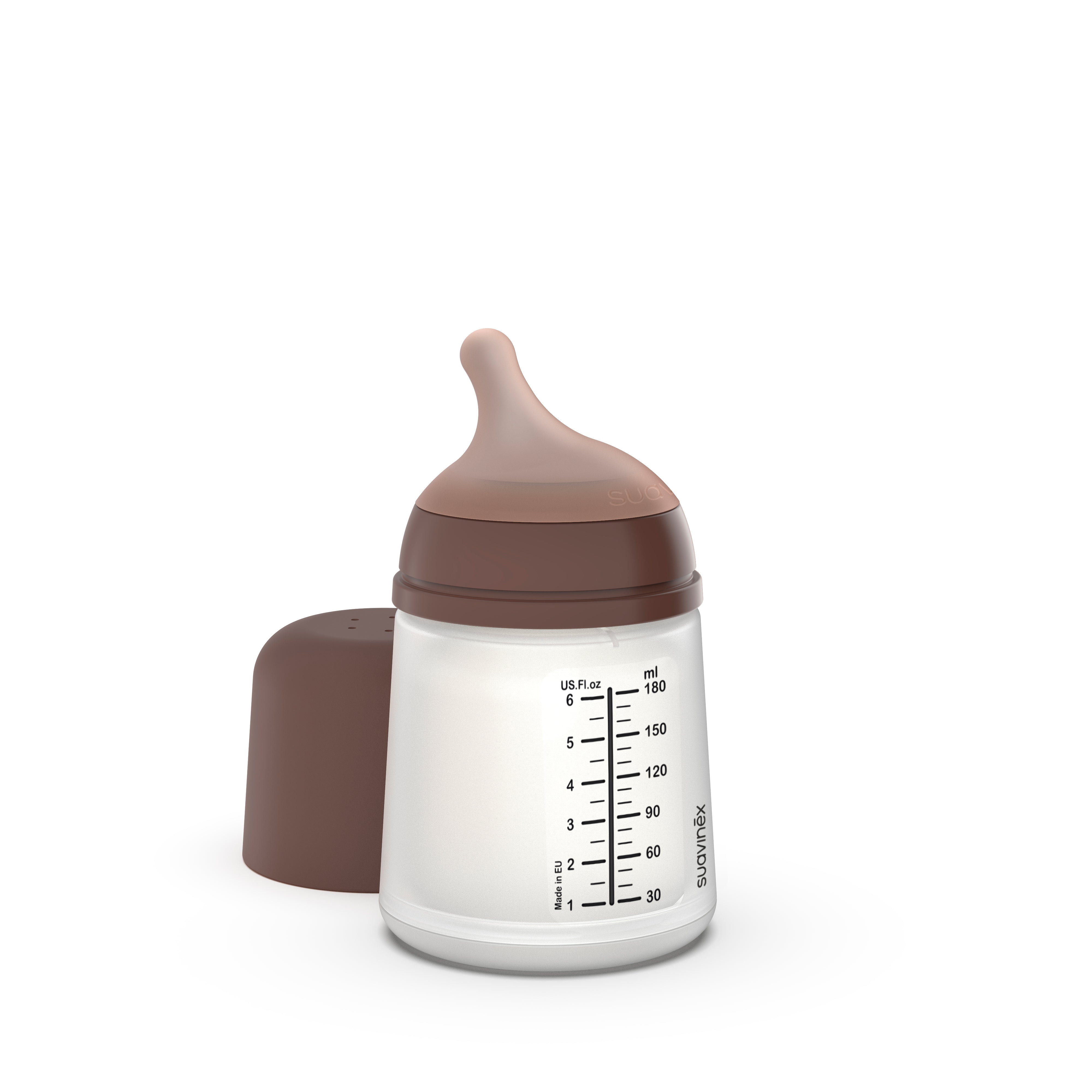 Suavinex Zero Bottle with Anti-Colic Silicone Teat - Slow- 180ml - Deep - Healtsy