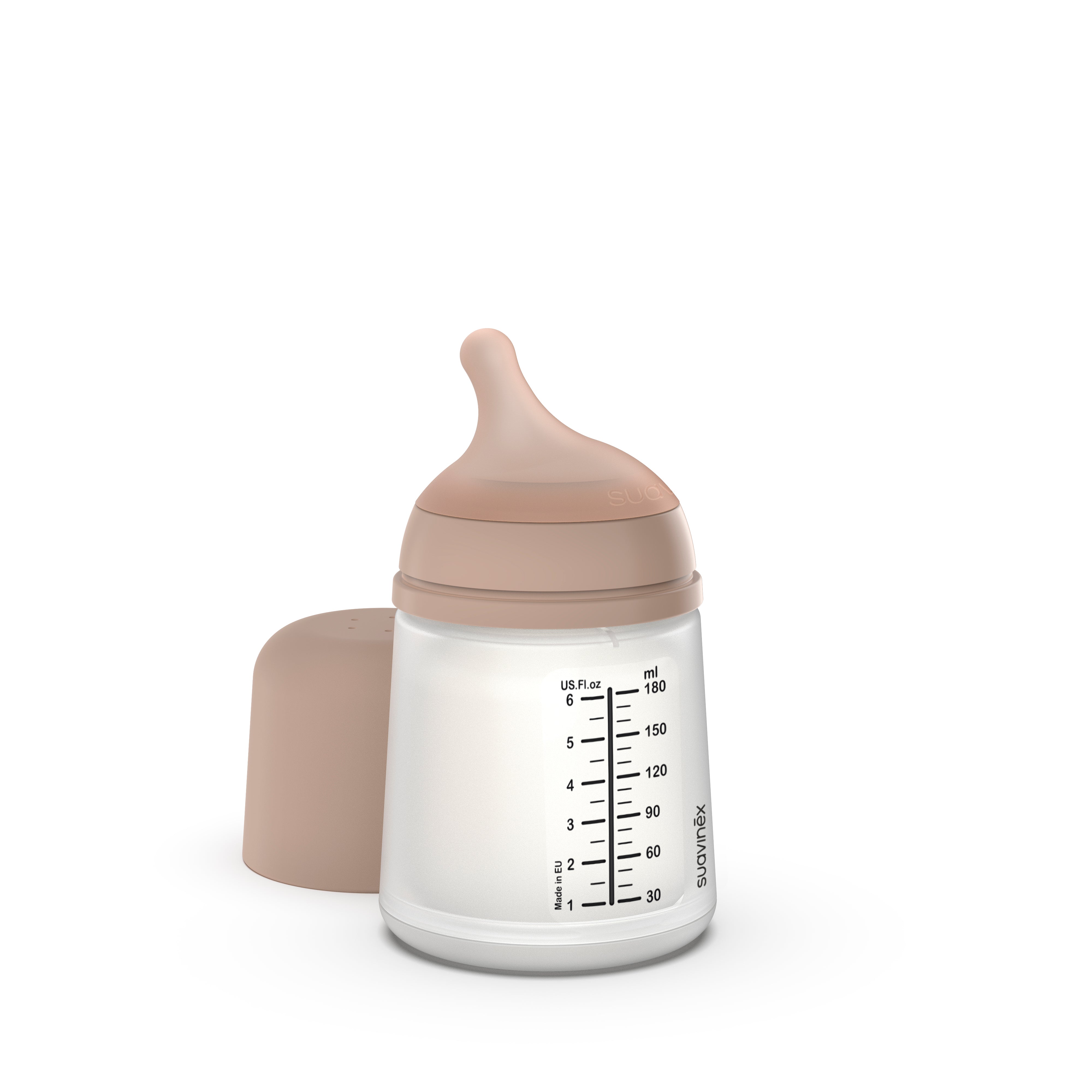 Suavinex Zero Bottle with Anti-Colic Silicone Teat - Adjustable - 180ml - Medium - Healtsy
