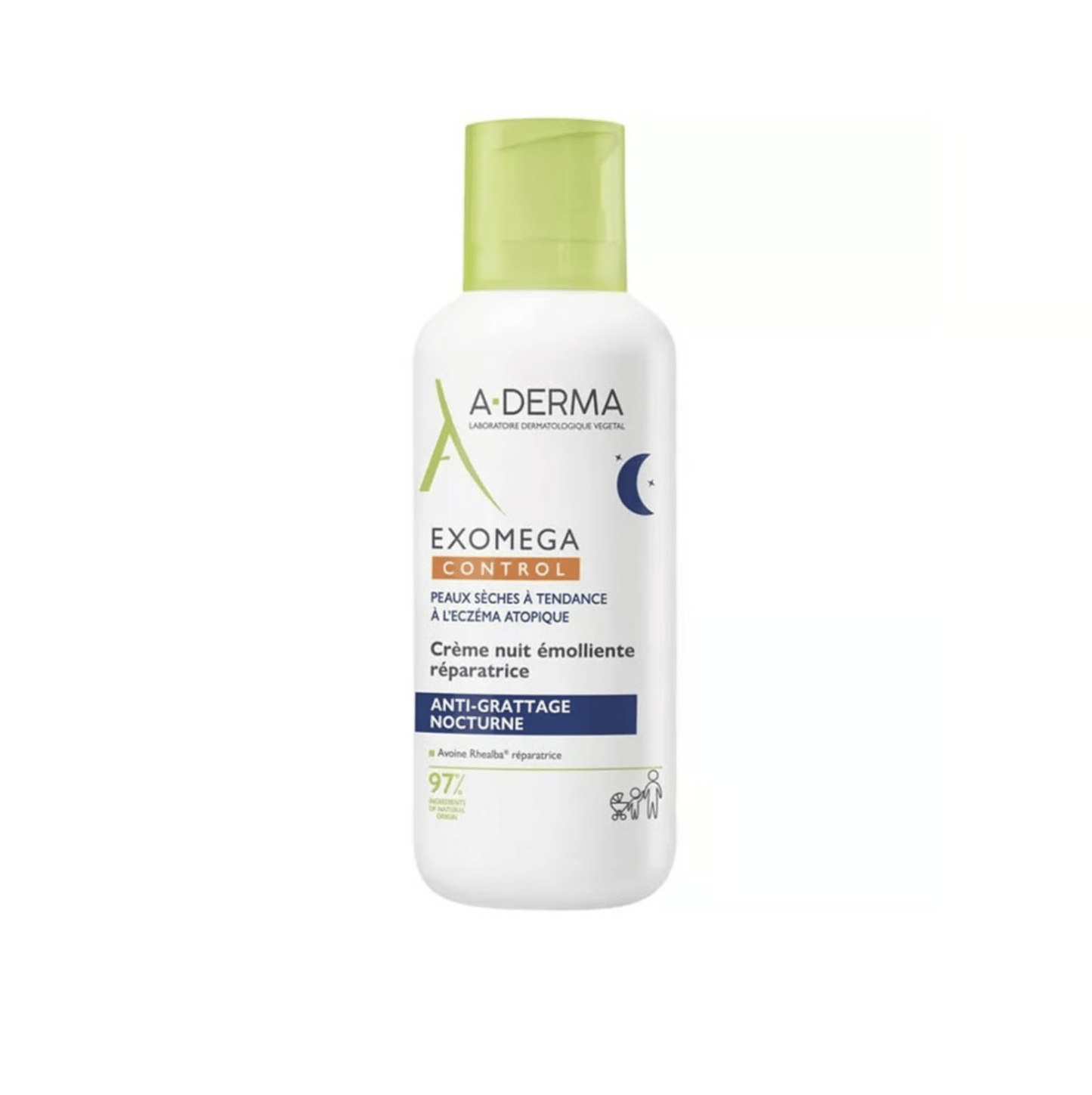 A - Derma Exomega Control Emollient Night Cream - 400ml – Buy Now at Healtsy