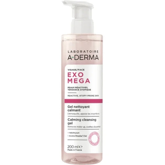 A-Derma Exomega Soothing Cleansing Gel 200ml - Healtsy