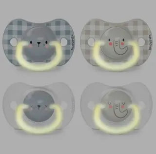 Suavinex NightDay Physiological Silicone Pacifier_ 0-6M (2 units) - Healtsy