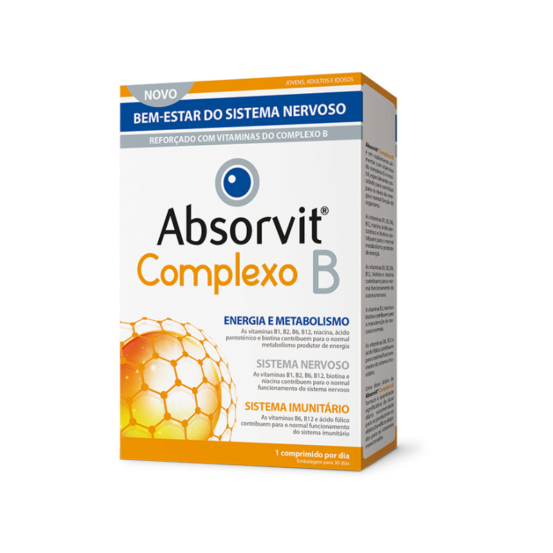 Absorvit B Complex (30 tablets) - Healtsy