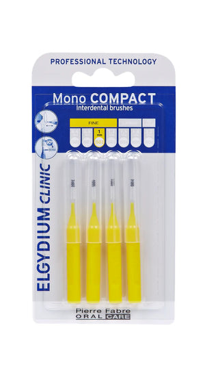 Elgydium Clinic Brush Mono Compact Yellow (x4 units) - Healtsy
