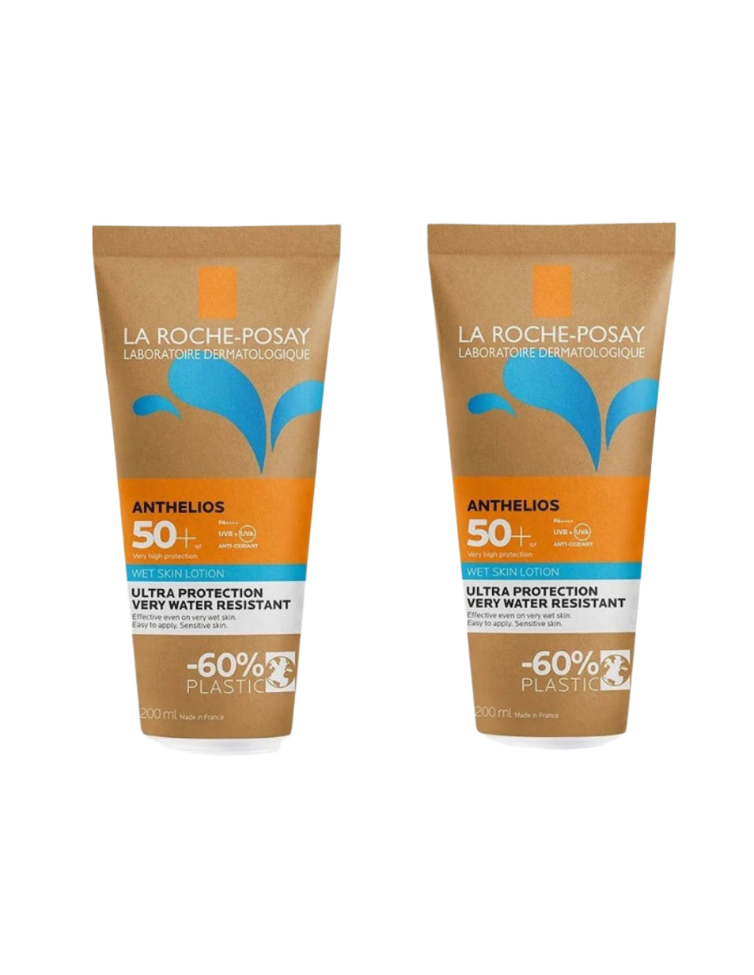La Roche-Posay Anthelios Wet Skin SPF50+ - 200ml (Double Pack) - Healtsy