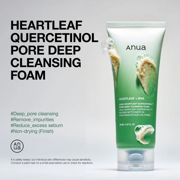 Anua Heartleaf Quercetinol Pore Deep Clean 150ml - Healtsy