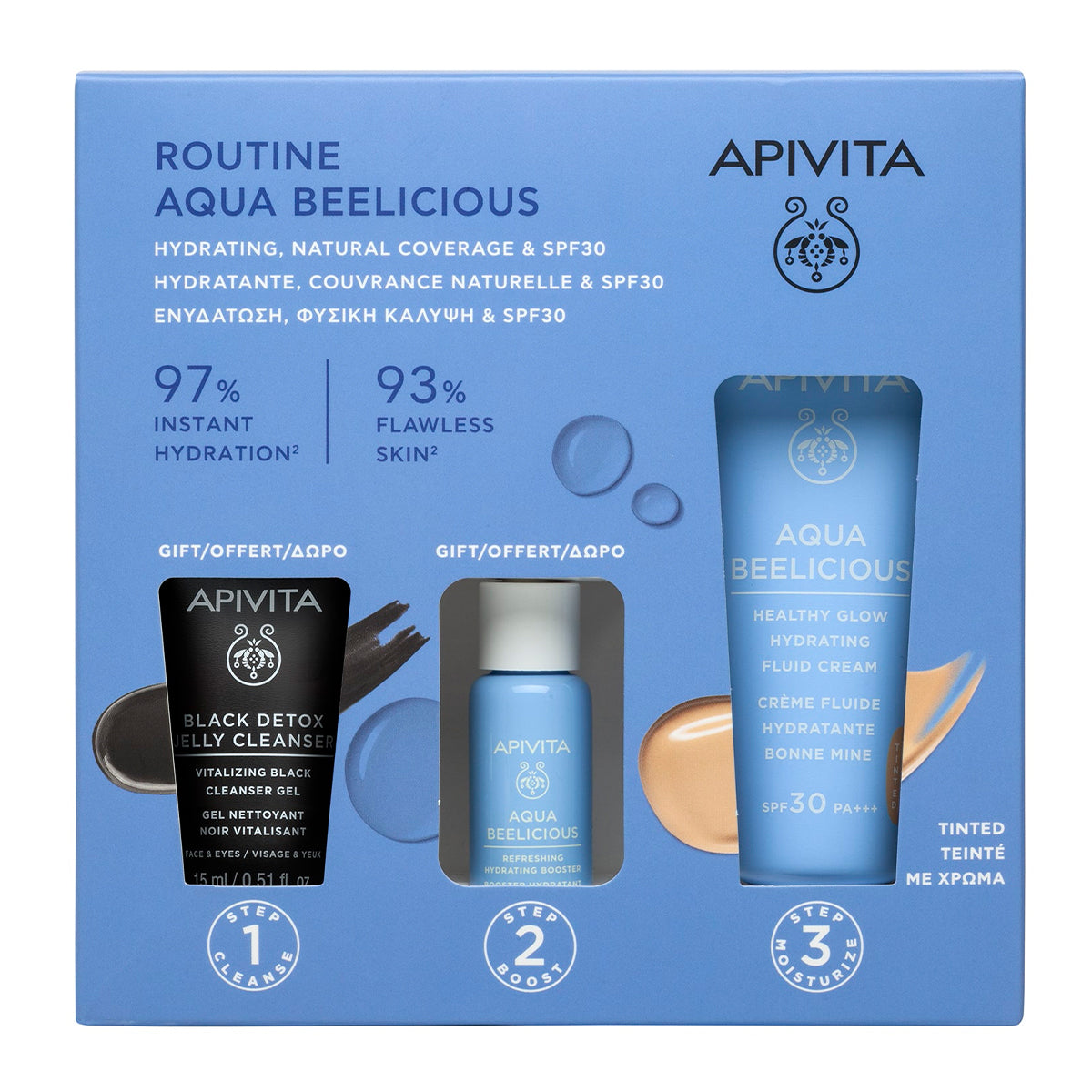 Apivita Aqua Beelicious SPF30 Routine - Healtsy