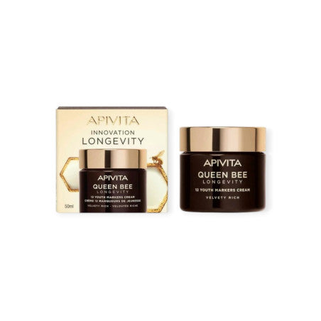 Apivita Queen Bee Longevity Rich Cream 50ml - Healtsy